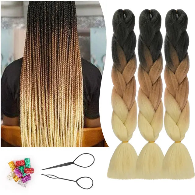 Sofeiyan Braiding Hair Extensions, 24inch 3Pcs