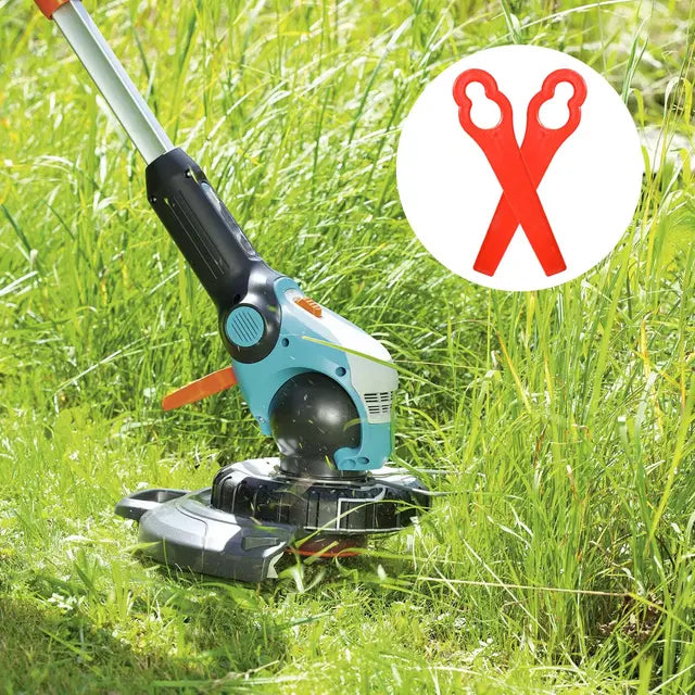NITAIUN 150 Pcs Plastic Grass Trimmer Blades Red 83mm