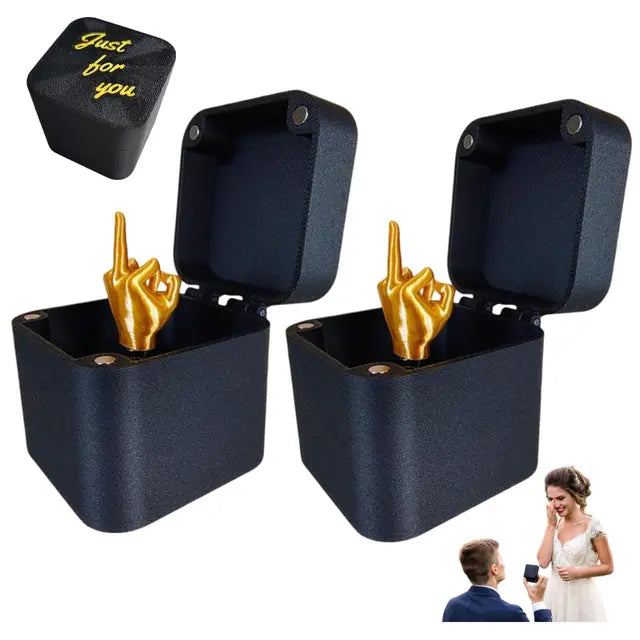 Middle Finger Surprise Gift Box, Middle Finger in a Box, Funny Middle Finger Box