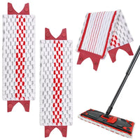 3Pcs Microfiber Mop Pad, Replacement Mop Cleaning Pad Washable & Reusable