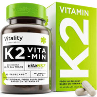 Vitamin K2 MK7 200mcg, K2 Vitamin Supplement for Men and Women