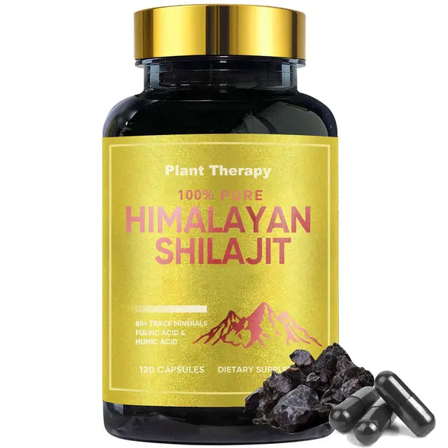 Shilajit Capsules, 100% Pure High Strength Himalayan Shilajit