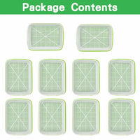 5 Pcs Seed Sprouting Trays, Microgreens Growing Trays, High Breathability