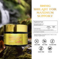 Shilajit-Resin 50g, Pure Himalayan Shilajit Resin Rich in Fulvic Acid and Minerals