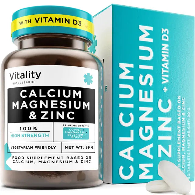 Calcium, Magnesium, Zinc and Vitamin D Supplement, Brain & Immune System