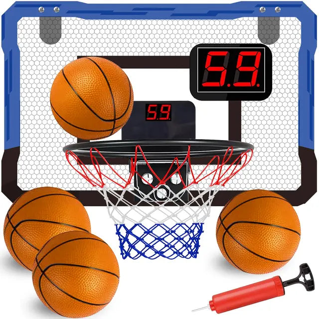 TEUVO Indoor Basketball Hoop for Kids Mini Basketball Hoop for Door