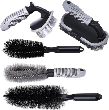 Cleaning Brushes Set of 5 - Auto Detailing Cleaner Tools