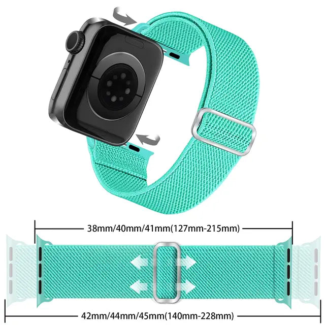 5 Pack Solo Loop Straps Compatible with Apple Watch Straps