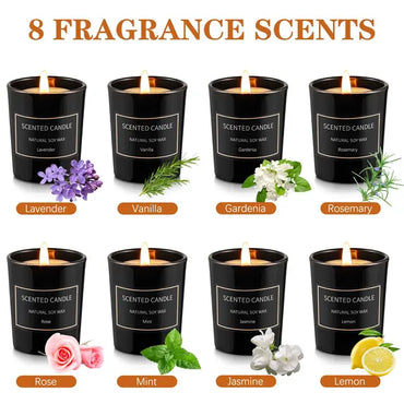 Christmas Candles Gifts for Women,6Pcs Candle Gift Set 2.5OZ