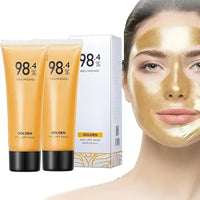 2PC Gold Foil Peel-Off Mask, Peel-Off Anti-Wrinkle Mask