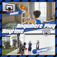TEUVO Indoor Basketball Hoop for Kids Mini Basketball Hoop for Door