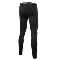 Men's 2 Pack Compression Pants Athletic Tight (M Black)