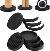 Φ 89 mm Round Furniture Pads - 4Pcs Felt Furniture Sliders for Hardwood Floors