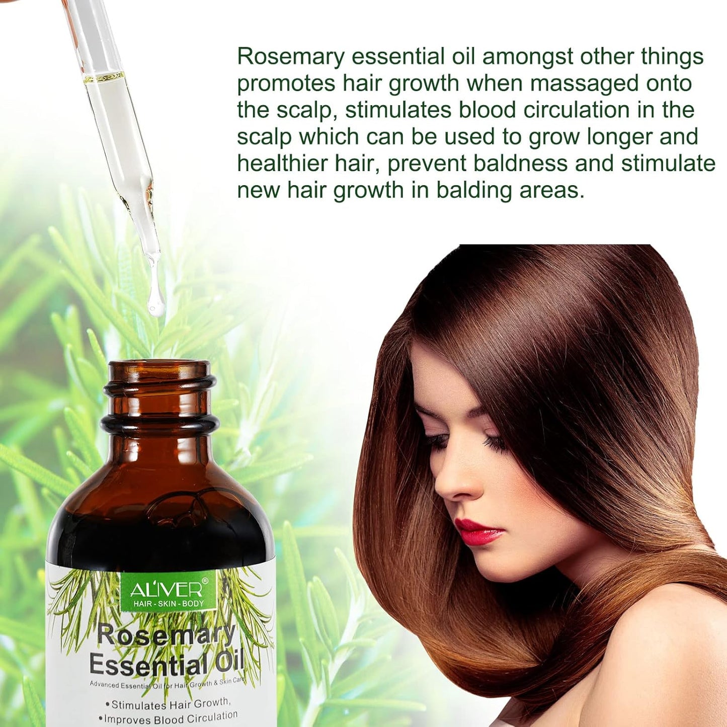 Rosemary Oil for Hair Growth,Skin & Hair Care