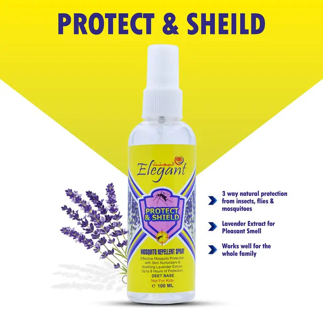 Elegant Mosquito & Tick Repellant Spray - 100ML - Pack of 2