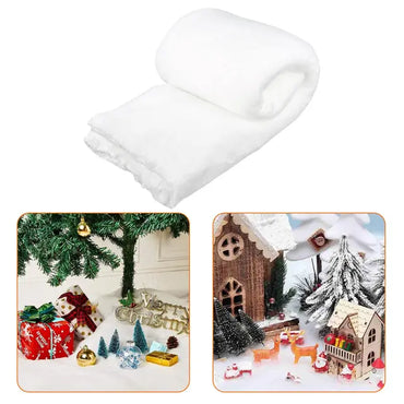ConBlom 7.8Ft/2.4m Roll of Artificial Fake Christmas Snow Blanket