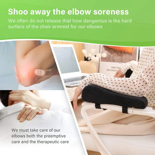 LargeLeaf Chair Ergonomic armrest Cushions Elbow Pillow Pressure Relief