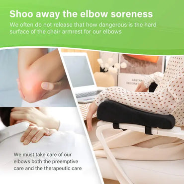 LargeLeaf Chair Ergonomic armrest Cushions Elbow Pillow Pressure Relief