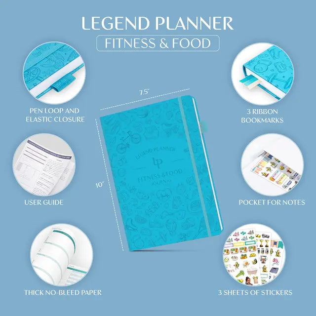 Legend Fitness & Food Journal -  Workout Planner with Exercise Calendar & Nutrient Tracker