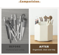 6 Compartment Makeup Brush Holder Organizer