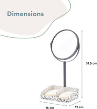 Makeup Mirror - Terrazzo Table Top Standing