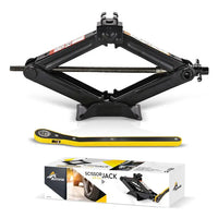 Scissor Jack for Car - 2.0 Ton (4,400 lbs) | Car Jack Kit - Tire Jack | Portable