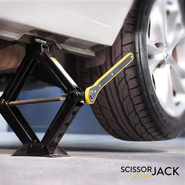 Scissor Jack for Car - 2.0 Ton (4,400 lbs) | Car Jack Kit - Tire Jack | Portable