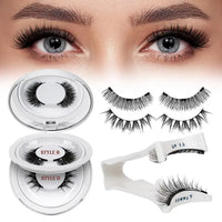 Individual-Lashes QUEWEL Cluster-Lashes 10 Pairs Natural Look Eyelash Clusters