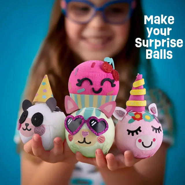 DIY Craft for Kids - Make Your Own Surprise Balls - for Kids Ages 4-6