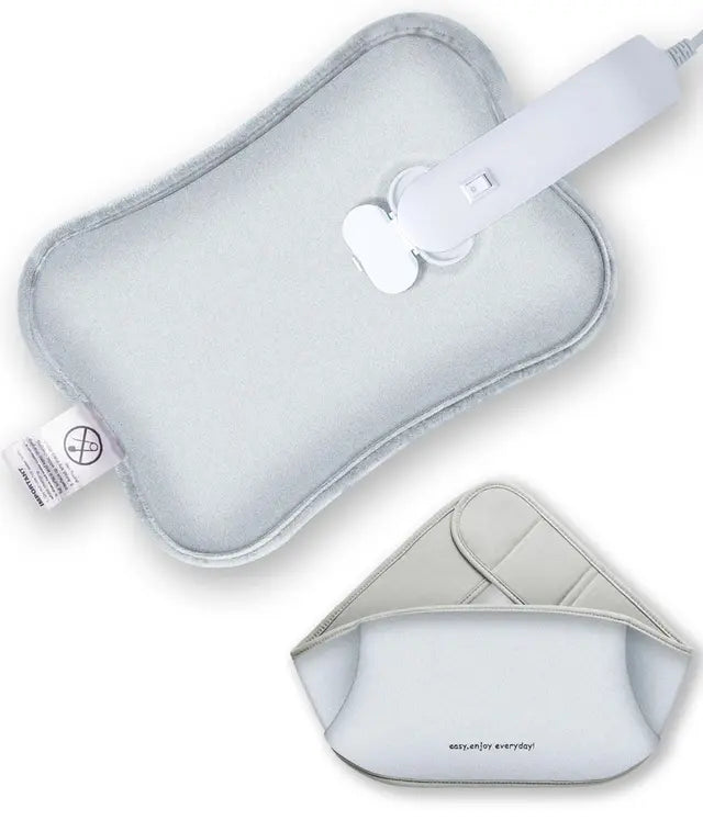 Snowpea Electric Hot Water Bottle with Belly Belt 55 inch, Electric Hot Water Bag