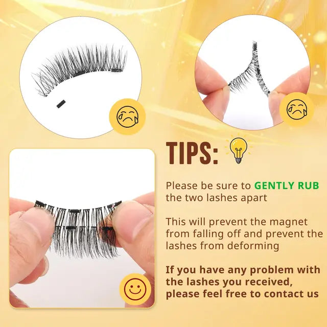 Individual-Lashes QUEWEL Cluster-Lashes 10 Pairs Natural Look Eyelash Clusters