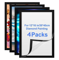4 Pack Diamond Painting Frames, 12x16in/30x40cm Diamond Painting Canvas