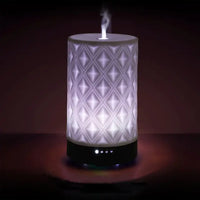 Earnest Living Essential Oil Diffuser for Home White Ceramic Aromatherapy Diffuser