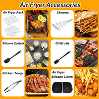 GINOYA 7pcs Air Fryer Accessories for Ninja AF500UK AF500UKCP