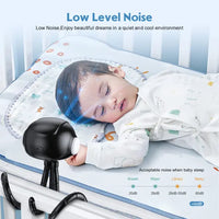 NEWENMO Stroller Fan, Pram Fan Clip On Fan with LED Lights