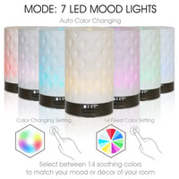 Earnest Living Essential Oil Diffuser for Home White Ceramic Aromatherapy Diffuser