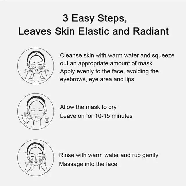 2PC Gold Foil Peel-Off Mask, Peel-Off Anti-Wrinkle Mask