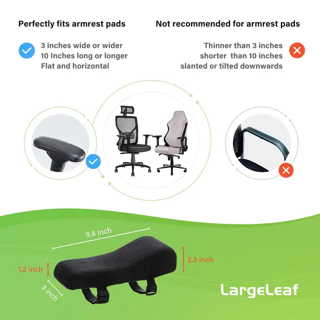 LargeLeaf Chair Ergonomic armrest Cushions Elbow Pillow Pressure Relief