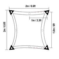 Greenhouse Shading Net with Grommets Pergola Shading Netting 50% Shading Rate