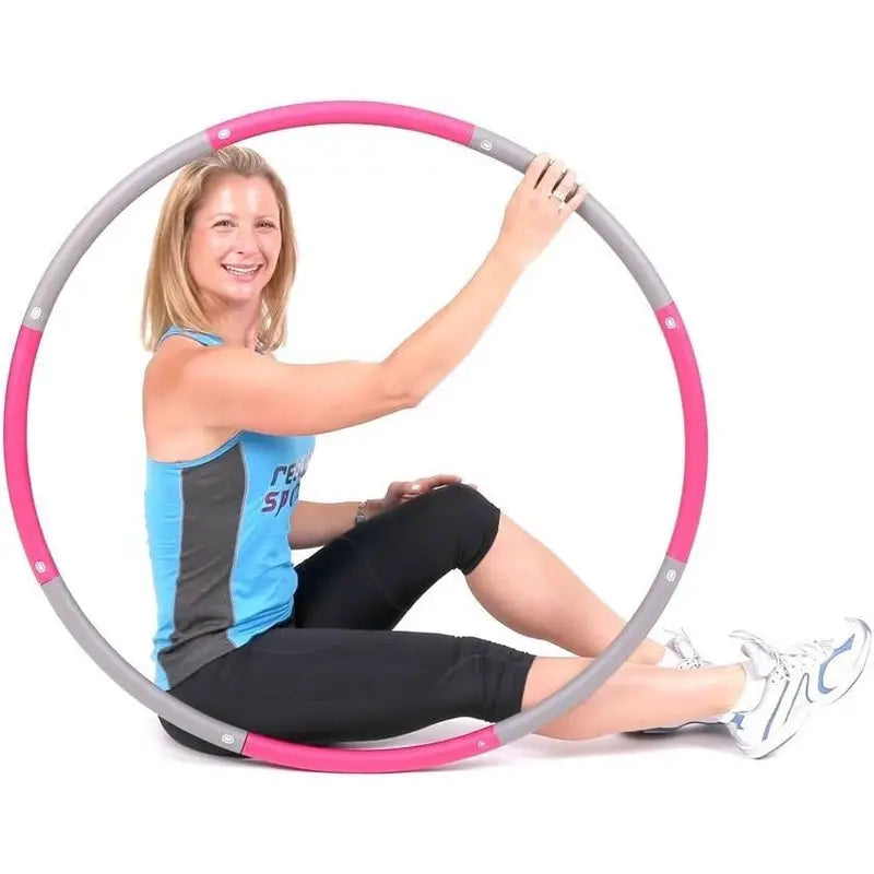 Weighted Foam Padded Fitness Exercise Hoop 100cm Extra Wide