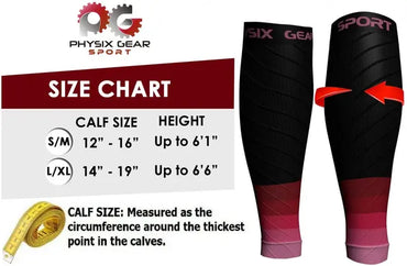 Physix Gear Compression Calf Sleeve