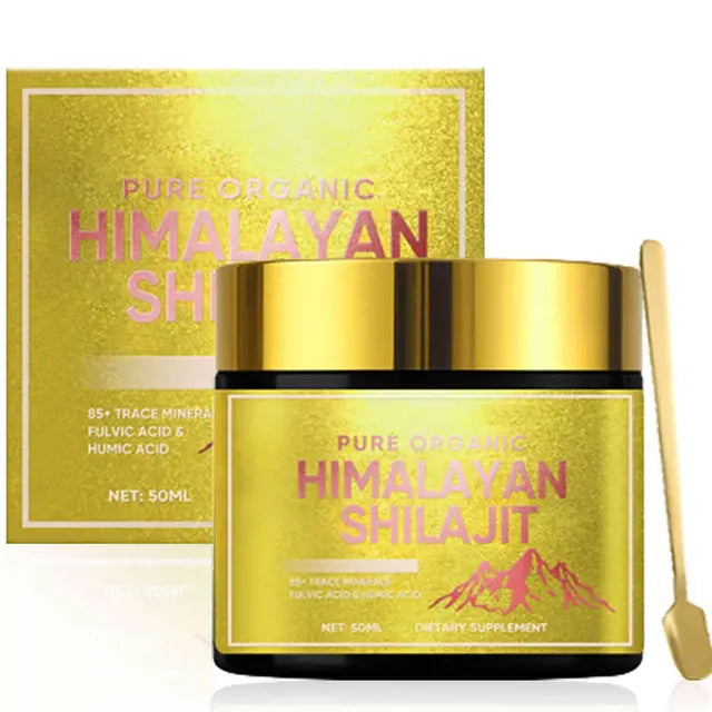 Shilajit-Resin 50g, Pure Himalayan Shilajit Resin Rich in Fulvic Acid and Minerals