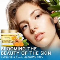 Kojic Acid and Turmeric Pads, Turmeric Kojic Acid Pads wth Natural Ingredients