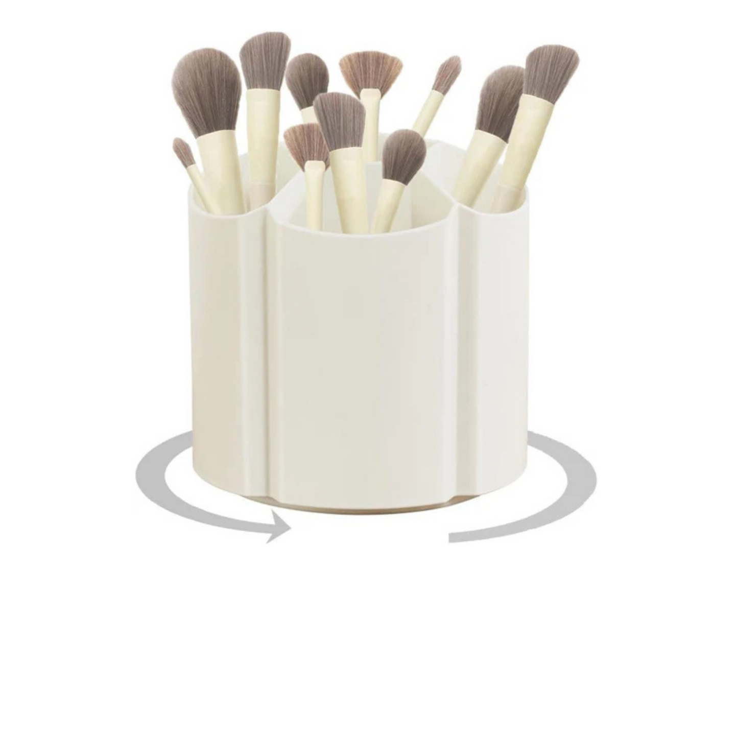 6 Compartment Makeup Brush Holder Organizer