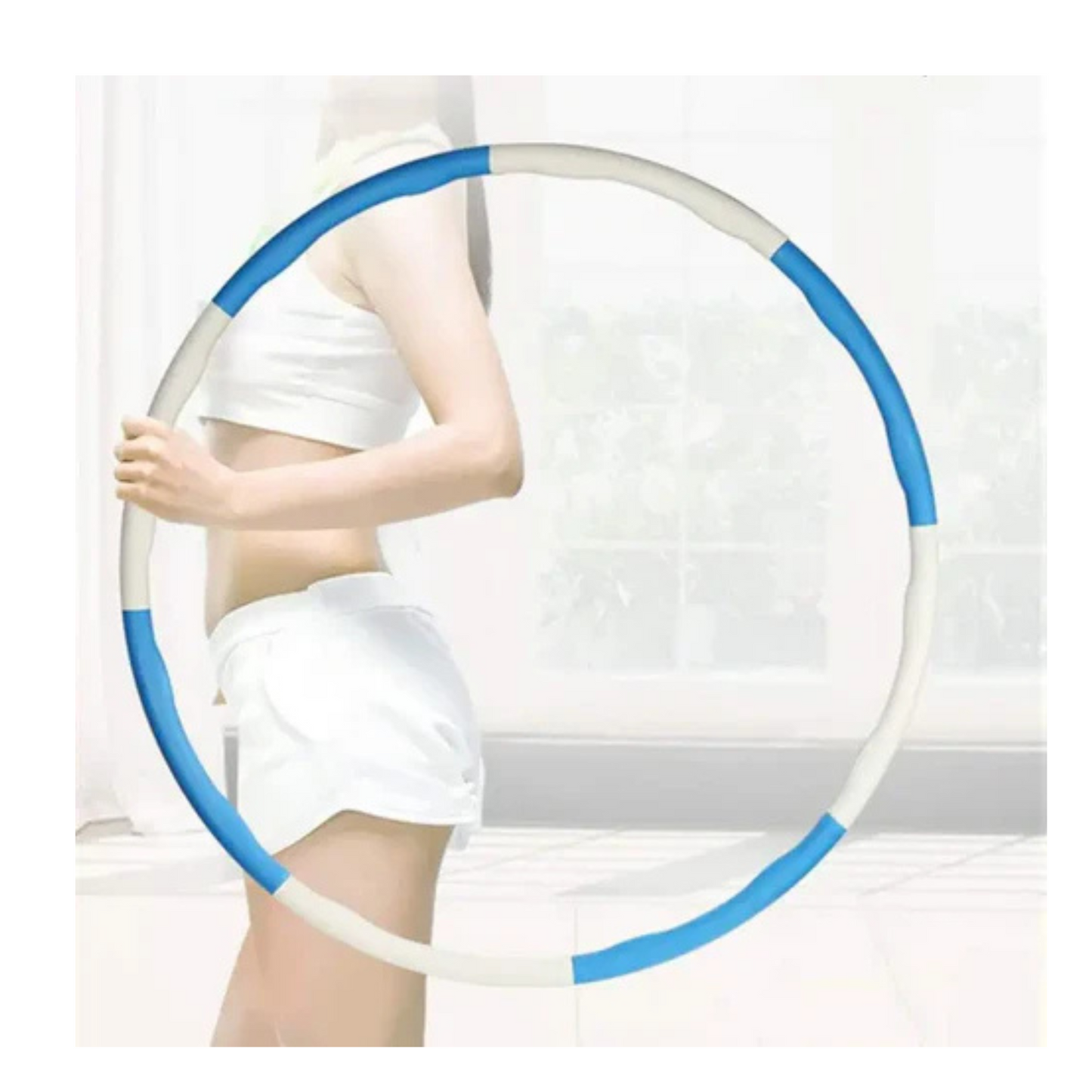 Weighted Foam Padded Fitness Exercise Hoop 100cm Extra Wide